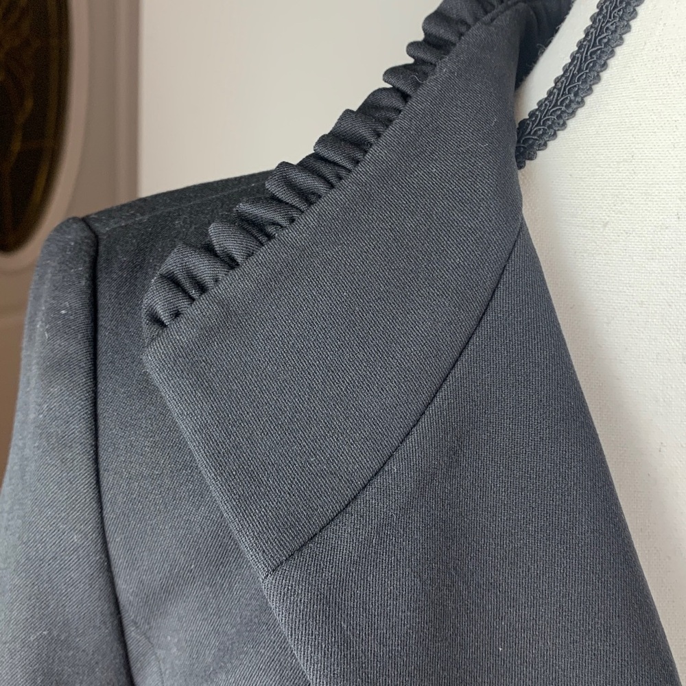 White House Black Market Seasonless Ruffle Blazer NEW! - Picture 6 of 9